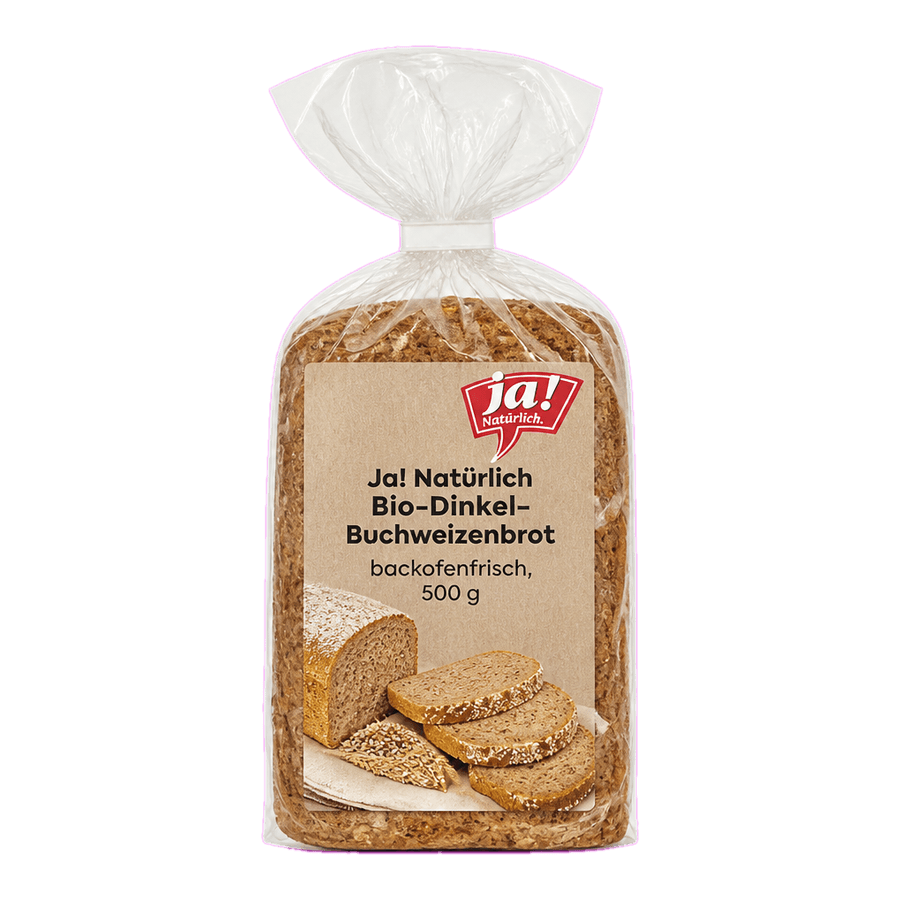 Ja! Natürlich organic spelt-buckwheat bread