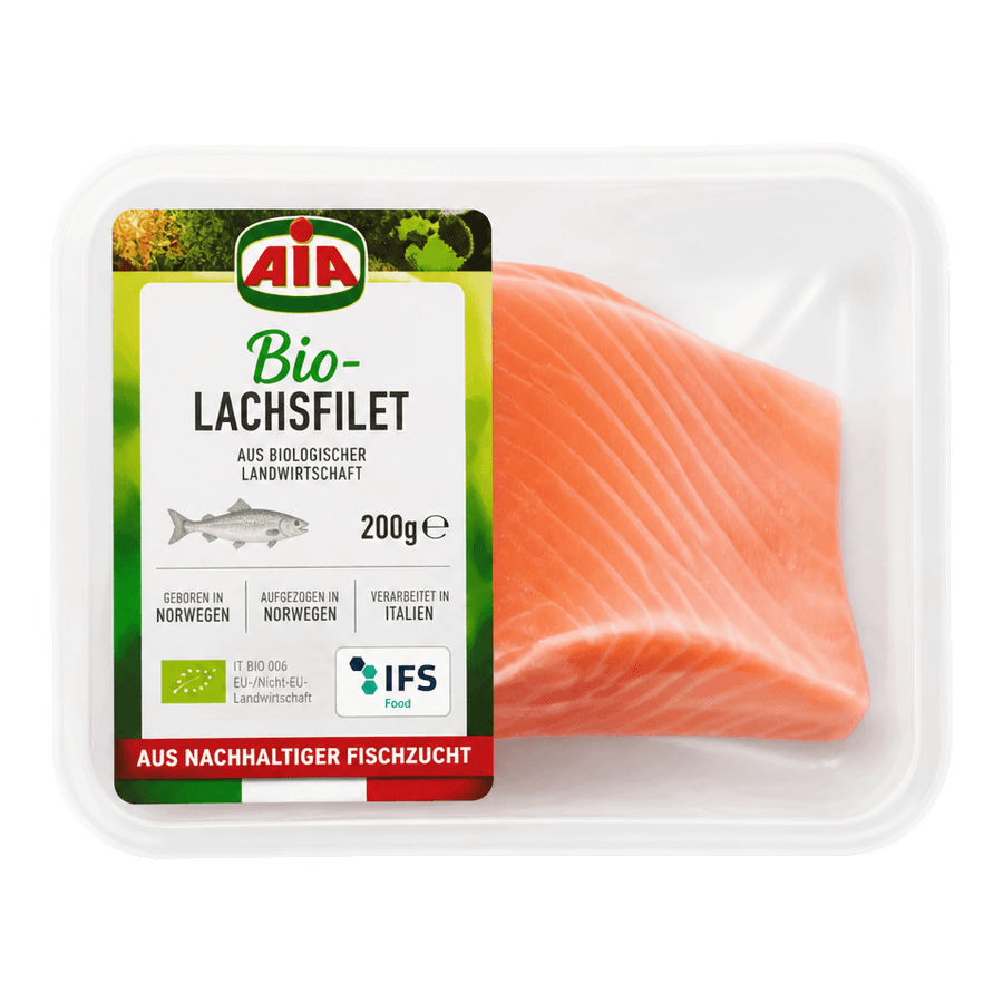 Organic salmon fillet