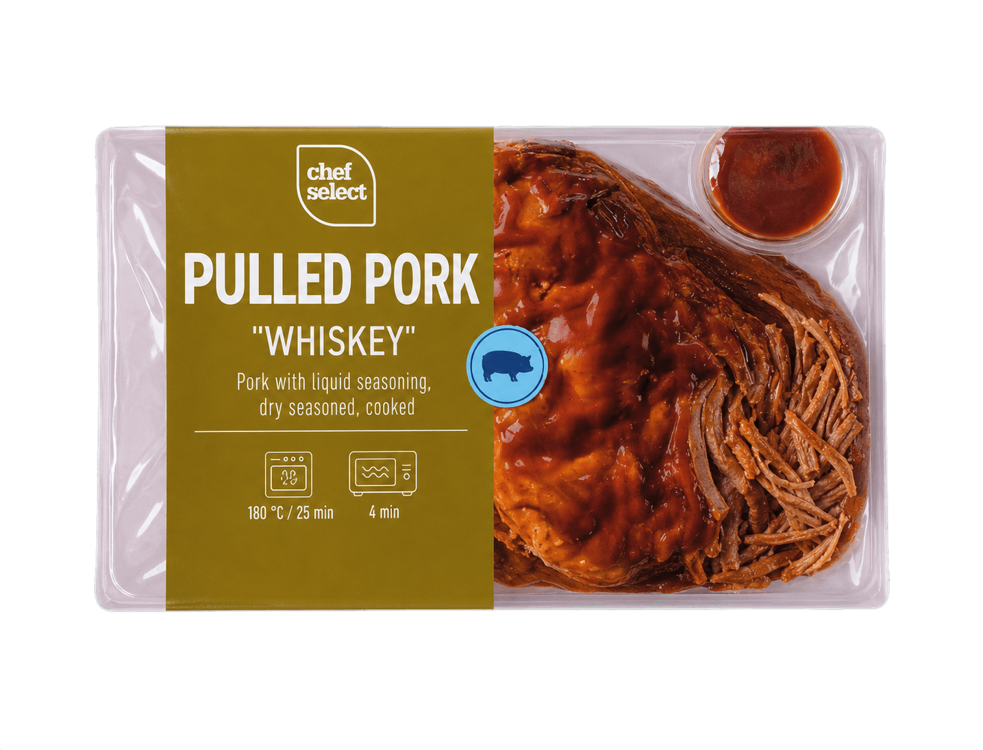 CHEF SELECT Pulled Pork mit Whiskey-Sauce