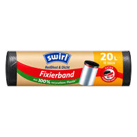 Swirl Tear-resistant trash bags with fastening strip