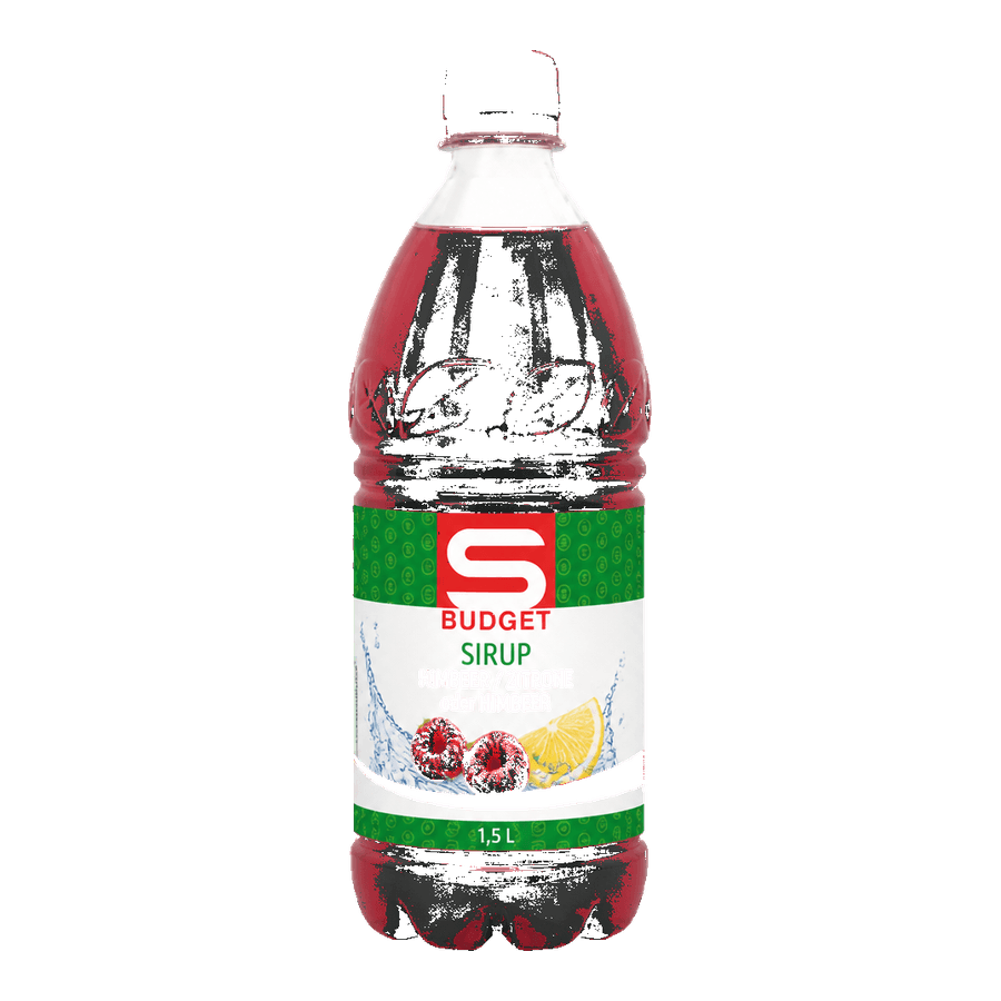 S-BUDGET Şurup ahududu / limon veya ahududu