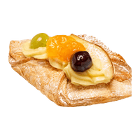 Buttery pastry with fruit 1 piece