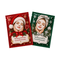 Weihnachtliche Gesichtsmaske