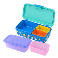 Lunch box with inserts