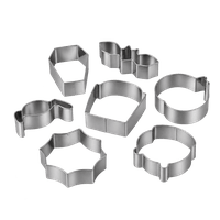 7-piece cookie cutter set