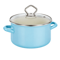 Enamel cooking pot Ø ca. 20 cm