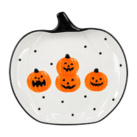 Plate with pumpkin design 26.5 cm