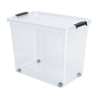 Aufbewahrungsbox mit Klemmdeckel 80 l