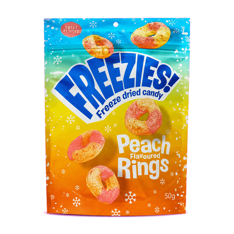 freeze-dried peach candies