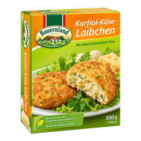 BAUERNLAND cauliflower-cheese patties