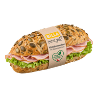 BILLA immer gut pumpkin seed roll with farmhouse ham