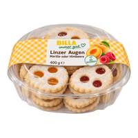 BILLA immer gut Linzer eyes apricot or raspberry