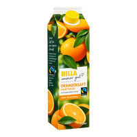 BILLA immer gut Orangensaft Fairtrade