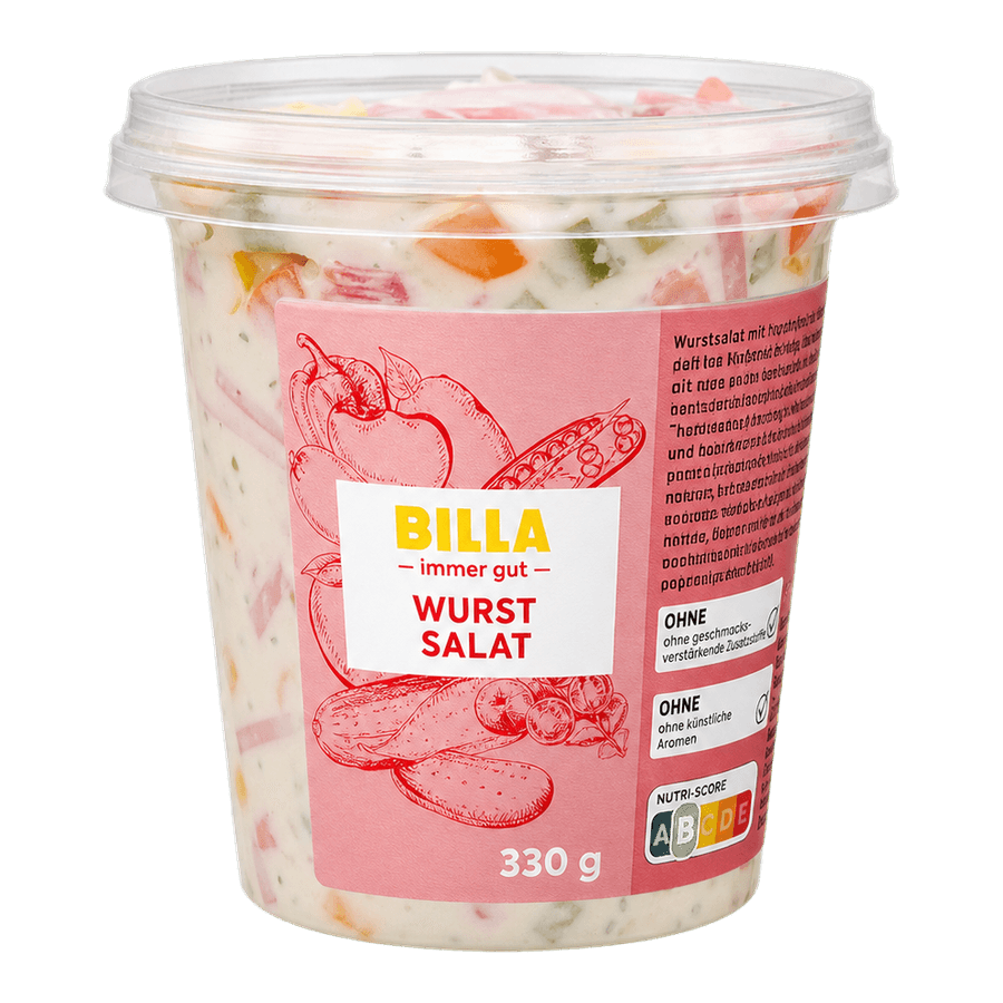 BILLA immer gut Wurstsalat