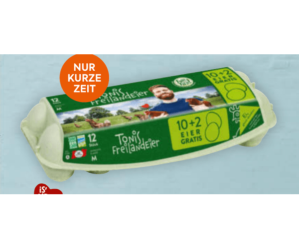 Tonis Freilandeier Größe M