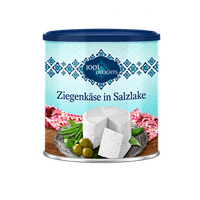 Ziegenkäse in Salzlake