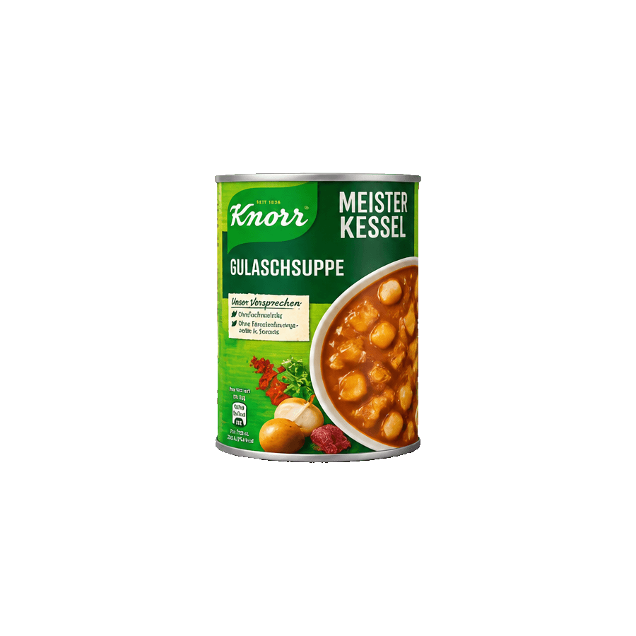 Knorr Meister Kessel konserve çorba, çeşitli çeşitler