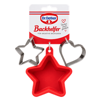Dr. Oetker Backhelfer Ausstecher oder Silikonbackformen