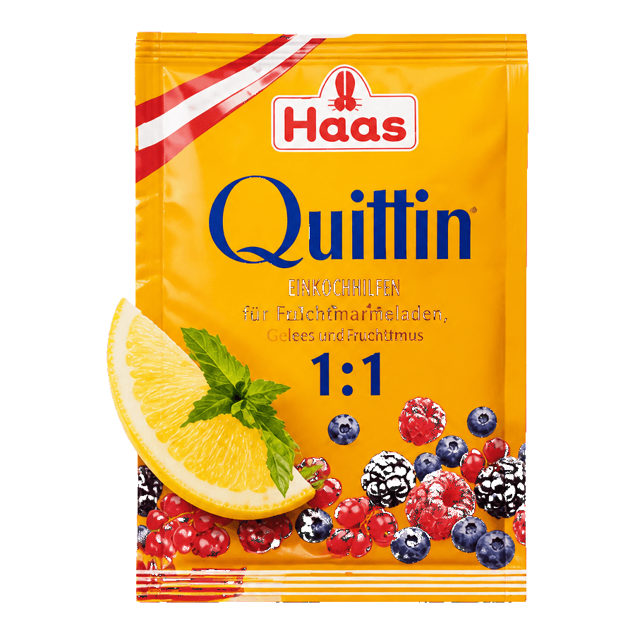 Haas Quittin konserve yardım ürünleri, çeşitli çeşitler