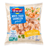 Escal White Tiger shrimp, various varieties