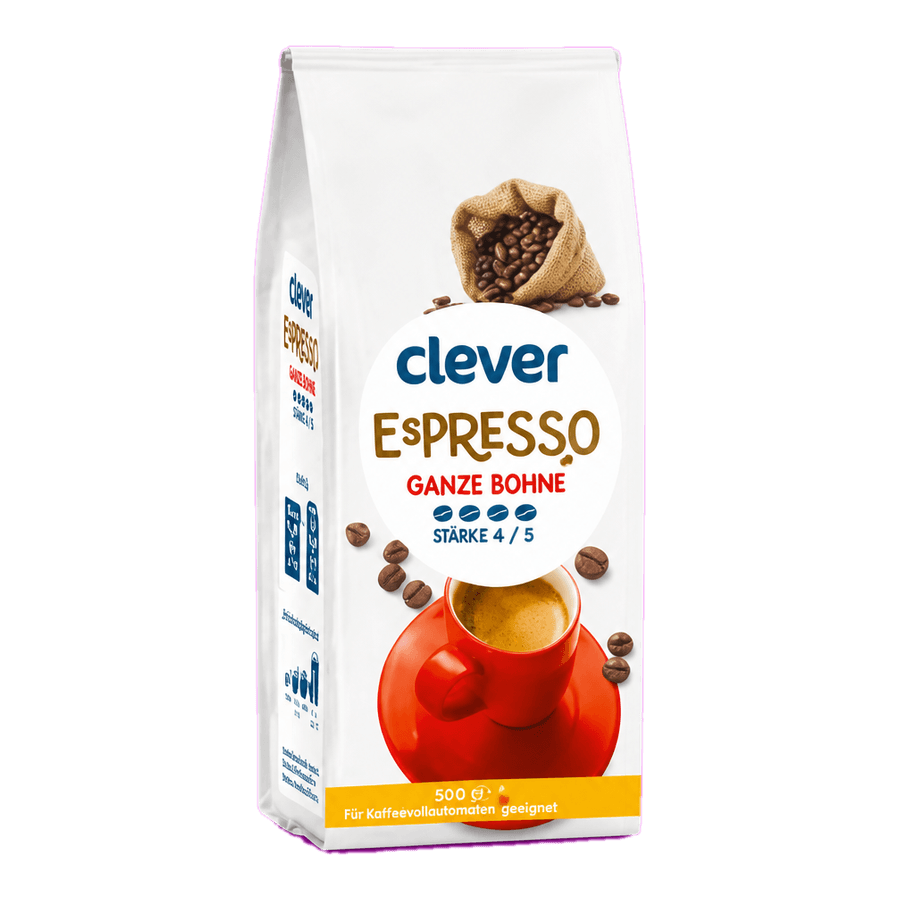 clever Espresso Ganze Bohne