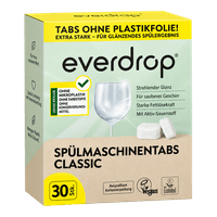everdrop Spülmaschinentabs Classic bulaşık makinesi tableti