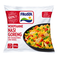 Frosta Wokpfanne Bami oder Nasi Goreng