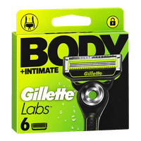 Gillette Labs Body + Intimate tıraş bıçakları