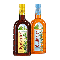Gurktaler Der Milde Alpenkräuter oder Sanddorn Alpen-Aperitif