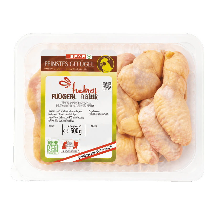 SPAR Feinstes Geflügel Hendl-Flügerl natur