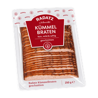 Radatz Kümmelbraten geschnitten