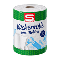 S-BUDGET Maxi Bobina Küchenrolle 350 Blatt