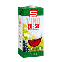 S-BUDGET Rotwein Tetra Pack