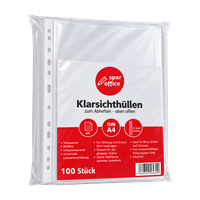 SPAR office Klarsichthüllen 100 Stück