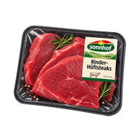 SONNHOF Rinder-Hüftsteaks Preis je kg