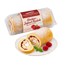 Marktkonditorei Himbeer-Joghurt-Roulade