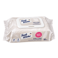 Sanft & Sicher Moist toilet tissue – Deluxe Maxi-Pack