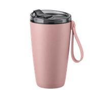 Trendshop Kaffeebecher ENJOY matt rosa, 380 ml