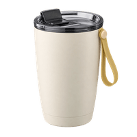 Trendshop Kaffeebecher ENJOY matt cream, 380 ml