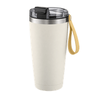 Trendshop Kaffeebecher ENJOY matt cream, 500 ml
