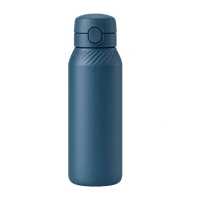 Trendshop Trinkflasche ONECLICK blue matt 600 ml