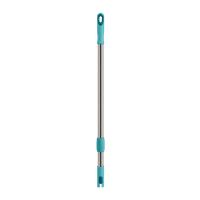 Leifheit Set CLICK SYSTEM telescopic handle steel 135 cm