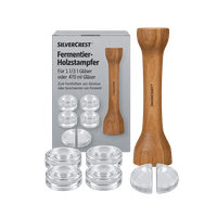 Silvercrest Wooden fermenting tamper