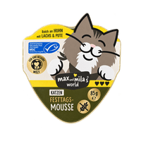 Max & Mila’s World macska ünnepi mousse