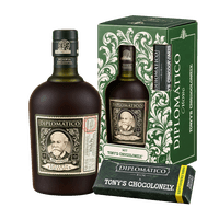 Diplomatico Reserva Exclusiva 12 YO rum with Tonys Schokolade