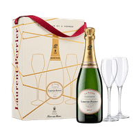 Laurent Perrier La Cuvée Brut Champagne két pohárral