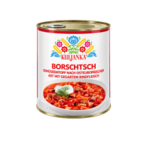 Kuljanka borscht stew, various varieties