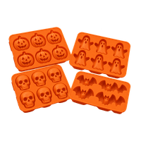 HALLOWEEN Silicone mold, set of 4