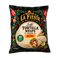 La Fiesta Mexico Soft mini wheat tortilla wraps