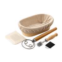 CROFTON Brotback-Set mit Gärkörbchen und Zubehör
